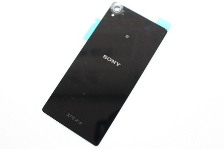 Battery flap with adhesive and NFC antenna FOR Sony Xperia Z3 - black