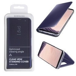 Etui na telefon Samsung Galaxy S8 plus Clear View Standing Cover - fioletowe