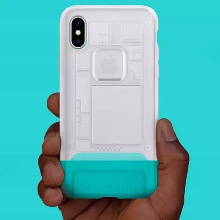 Spigen Classic C1 case for Apple iPhone X/ XS - white (Snow)