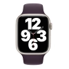 Silicone Apple Watch 42/ 44/ 45/ 49 Ultra/ Ultra 2 Sport Band - dark purple (Elderberry)