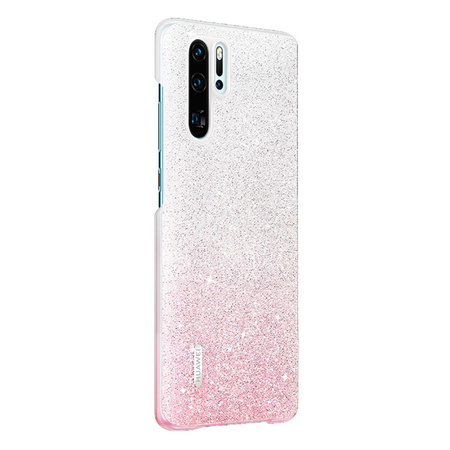 Huawei P30 Pro silicone case Glamorous Case 51993185 - transparent with crystals (Pearl Pink)