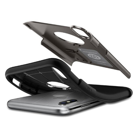 Etui na Apple iPhone XR Spigen Slim Armor - grafitowe (Gunmetal)