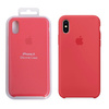 Apple iPhone X silicone case MRG12ZM/A - raspberry pink (Raspberry)