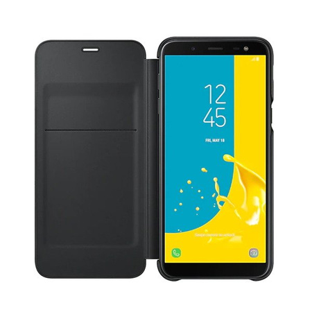 Etui na telefon Samsung Galaxy J6 2018 Wallet Cover - czarne