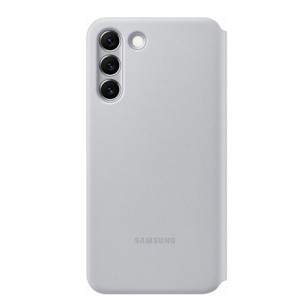 Samsung Galaxy S22 Plus Smart LED View Phone Case - Gray (Light Gray)