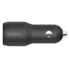 Belkin Boost Charge Dual USB-A car charger - 24W