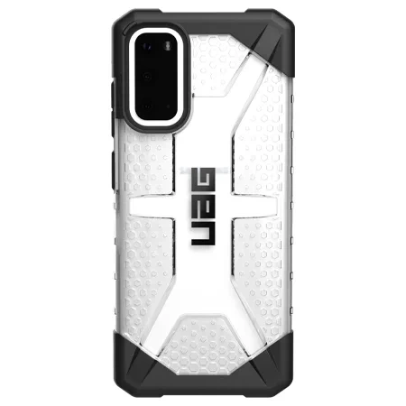 Samsung Galaxy S20 UAG Plasma phone case - transparent with black frame