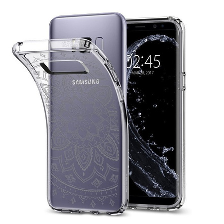 Samsung Galaxy S8 Plus silicone case Spigen Liquid Crystal Shine 571CS21666 - transparent with pattern