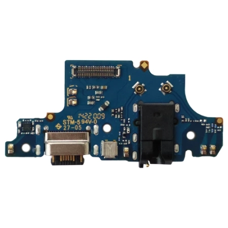 Board with USB-C charging connector, headphone connector and microphone for Motorola Moto G84