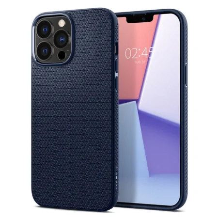 Spigen Liquid Air Silicone Case for Apple iPhone 13 Pro Max - Blue (Navy Blue)