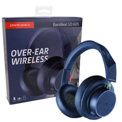 Plantronics BackBeat GO 605 Bluetooth In-Ear Headphones - Blue (Navy Blue)