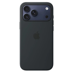 Silikonowe etui Apple iPhone 17 Pro Max Silicone Case MagSafe Camera Control - czarne (Black)