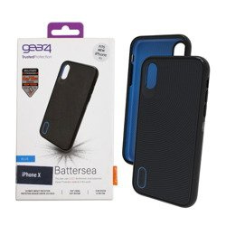 Apple iPhone X/ XS etui GEAR4 Battersea IC8BTSBUE - czarno-niebieskie