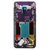 Genuine LCD display with bezel for Oppo Find X - black and purple (Wine Red)