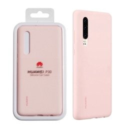 Huawei P30 etui silikonowe Silicon Car Case 51992846 - różowe