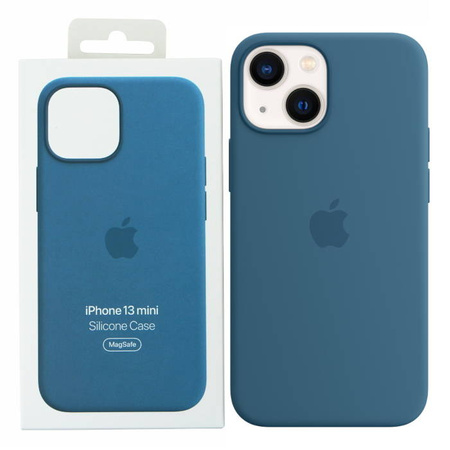 Apple iPhone 13 mini silicone case MM1Y3ZM/A - blue (Blue Jay)