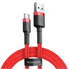 USB-A to USB-C Baseus Cafule 3A cable - red 0.5 m 