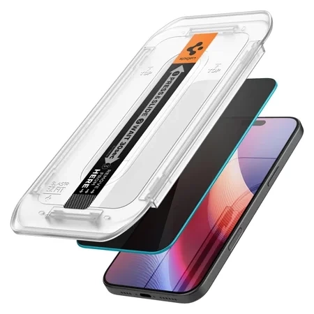 Spigen Glas tempered glass for Apple iPhone 16 Pro Max.TR EZ FIT Privacy