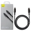 Baseus Tungsten Gold 100W USB-C to USB-C cable - black 2m