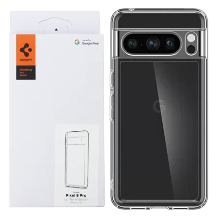 Case for Google Pixel 8 Pro Spigen Ultra Hybrid - transparent