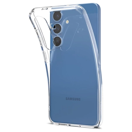 Etui na telefon Samsung Galaxy S25 Spigen Liquid Crystal silikonowe - transparentne