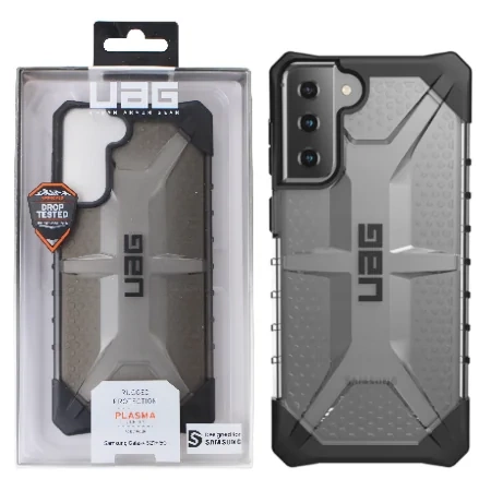 Samsung Galaxy S21 Plus 5G UAG Plasma phone case - smoked with black frame