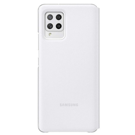 Etui na telefon Samsung Galaxy A42 5G Smart S View Wallet Cover - białe