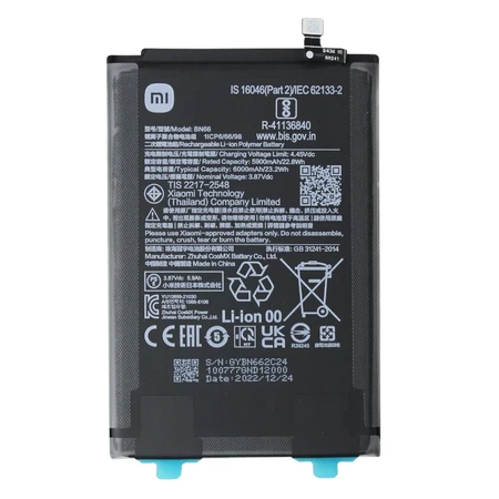 Original BN66 battery for Xiaomi Poco C40 - 6000 mAh