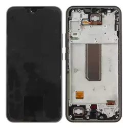 Wyświetlacz LCD z ramką do Samsung Galaxy A34 5G - czarny