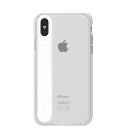 Apple iPhone X/ XS case GEAR4 Windsor IC8WDRSVR - transparent with white frame