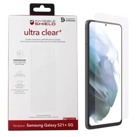 Zagg Ultra Clear+ protective film for Samsung Galaxy S21 Plus 5G