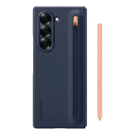 Samsung Galaxy Z Fold6 Slim S Pen Phone Case - Navy blue (Navy)