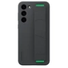 Case with strap for Samsung Galaxy S23 Plus phone Silicone Grip Case - black