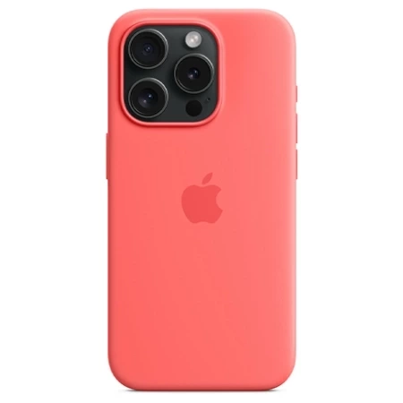 Apple iPhone 15 Pro Silicone Case MagSafe - Pink (Guava)