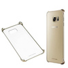 Samsung Galaxy S6 edge+ Clear Cover phone case - transparent with gold frame