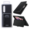 Samsung Galaxy Z Fold3 5G Leather Flip Cover case EF-FF926LBEGWW - black