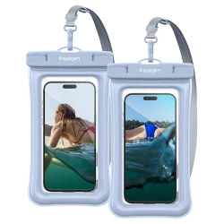 Wodoodporne etui ochronne Spigen Floating Aqua Shield 2 sztuki - niebieskie (Aqua Blue)