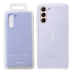 Etui na telefon Samsung Galaxy S21 5G Smart LED Cover - fioletowe