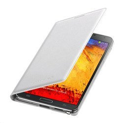 Etui na telefon Samsung Galaxy Note 3 Flip Wallet  - białe