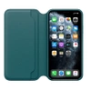 Skórzane etui Apple iPhone 11 Pro Max Leather Folio - zielone (Peacock)