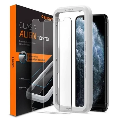 Spigen AlignMaster GLAS tempered glass for Apple iPhone 11/ XR.tR