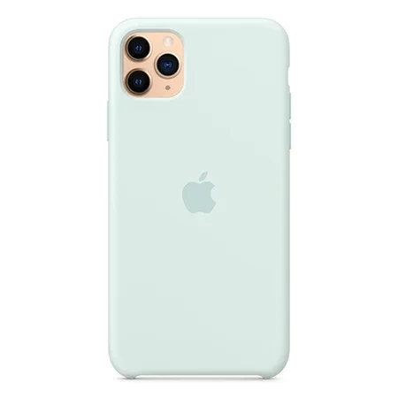 Apple iPhone 11 Pro Max Silicone Case - Blue (Seafoam)