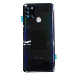 Samsung Galaxy A21S battery door flap - black