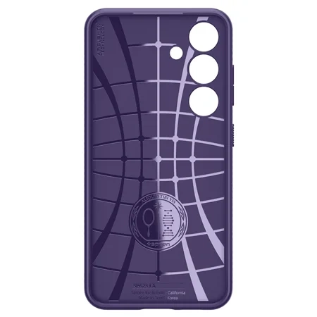 Etui na telefon Samsung Galaxy S24 Spigen Liquid Air silikonowe - fioletowe (Deep Purple)