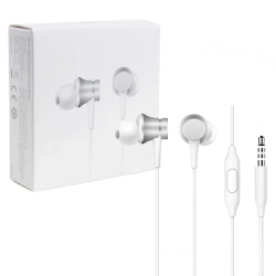 Słuchawki z pilotem i mikrofonem Xiaomi Mi In-Ear - srebrne