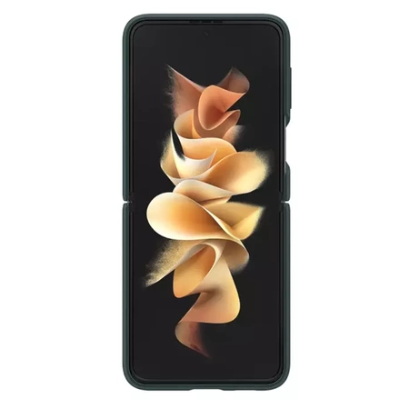 Silikonowe etui Samsung Silicone Cover with Ring do Galaxy Z Flip3 5G - zielone