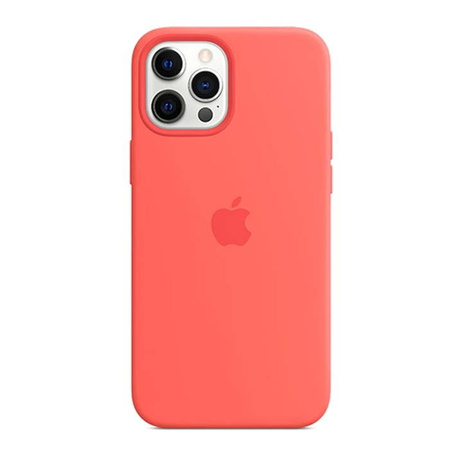 Apple iPhone 12 Pro Max case Silicone Case MagSafe MHL93ZM/A - Grapefruit (Pink Citrus)