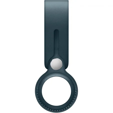 Apple AirTag Leather Loop locator strap - marine (baltic blue)