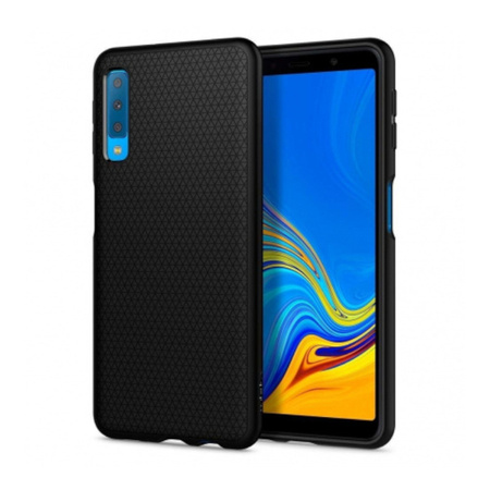 Samsung Galaxy A7 2018 silicone case Spigen Liquid Air 608CS25555 - black 