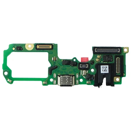 Board with USB-C charging connector, microphone and headphone connector for Oppo A73